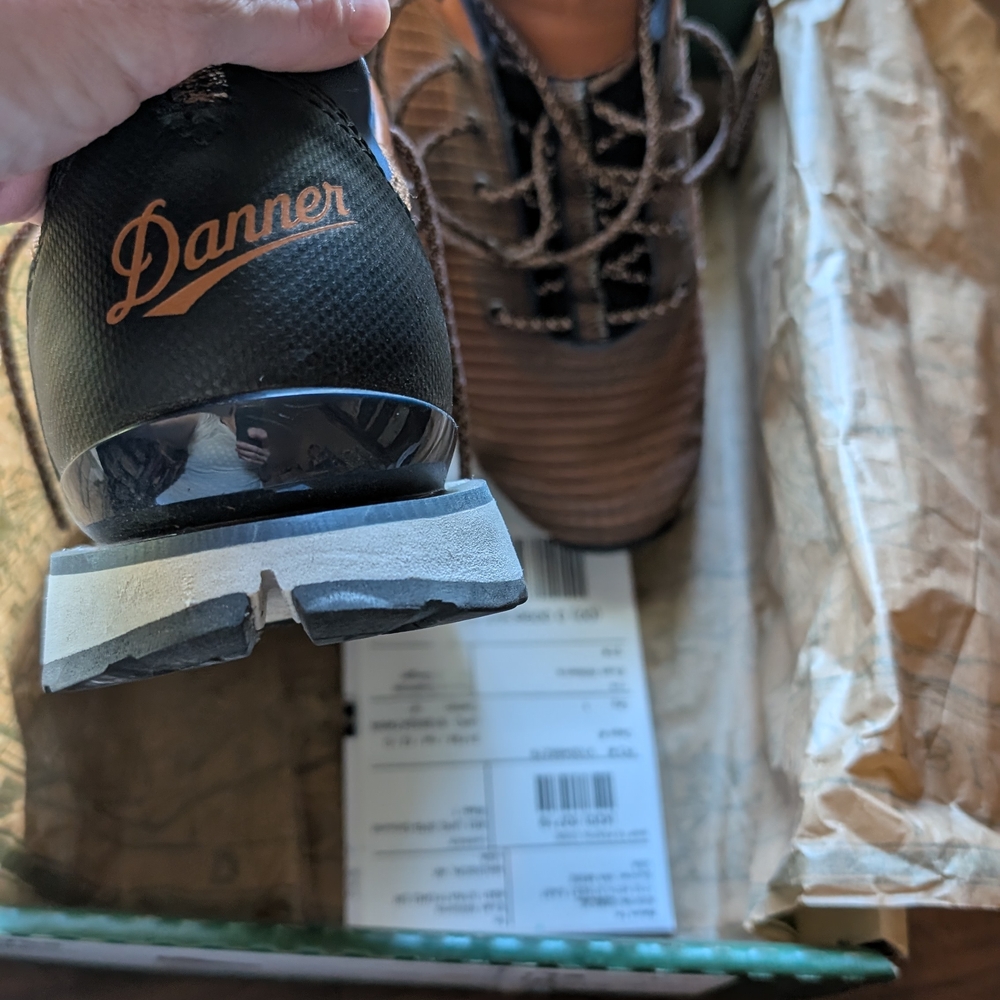 Danner Black and Brown Hiking Shoes